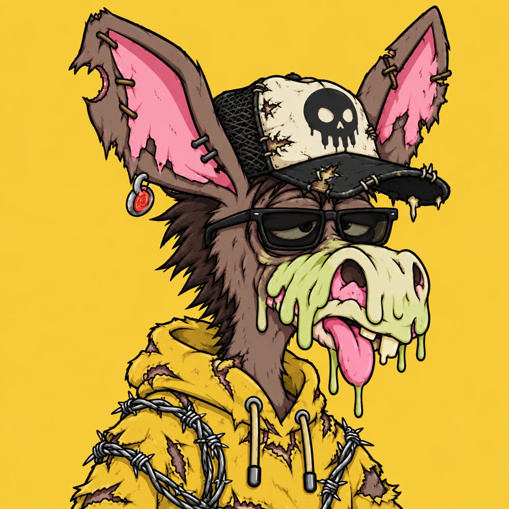 DEAD BEAT, Skull trucker, Radioactive yellow hoodie